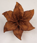 Rust Lily Flower, Metal Flower Wall Art - Watson & Co