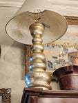 Gold Post Lamp