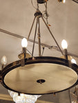 Wheel Chandelier (as found)