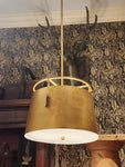 Gold Drum Pendant