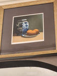 Jar and Oranges still life