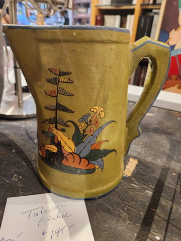 Painted Talavera Pitcher