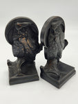 Owl and Moon Bookends