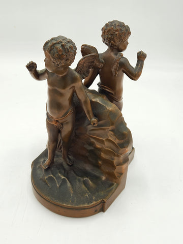 1920's Cherub Bookends