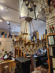 Spanish 8 Arm Crystal Chandelier