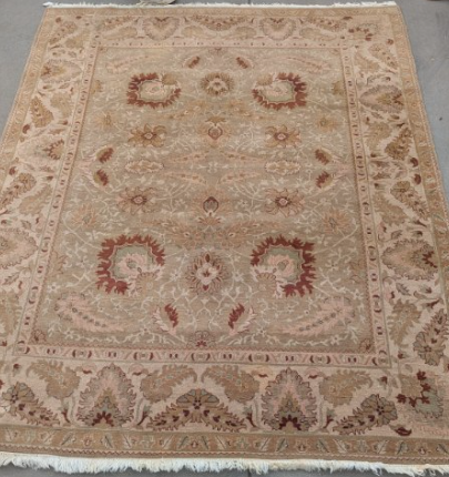 Ouschak Agra Hand Knotted Rug