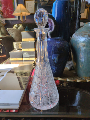 Tall Chrystal decanter