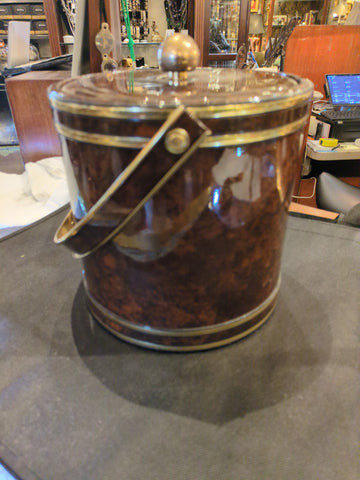 Brown & gold ice bucket 05