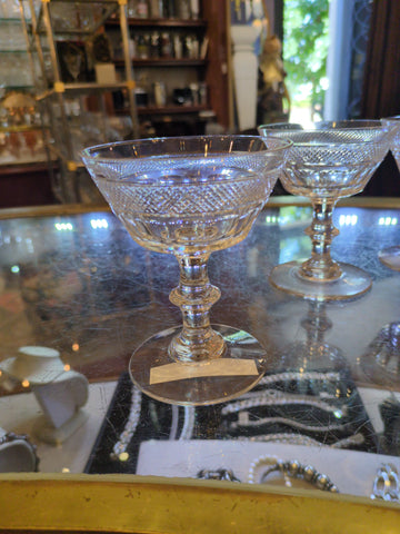 Set of 4 coops Chrystal