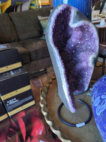 Amethyst Chrystal on stand