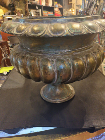 Brass casche pot