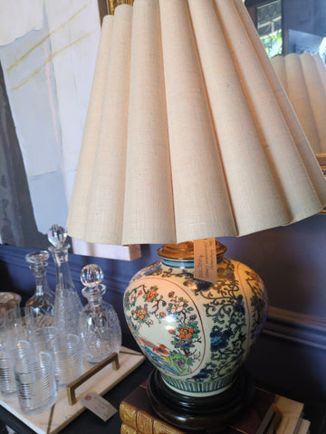 Pr. Wildwood chinoiserie lamps