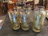 Culver set of 6 highboys glasses