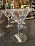 Set of 6 Chrystal martini glasses 05