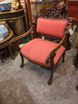 Hand carved chair