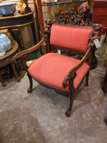 Hand carved chair
