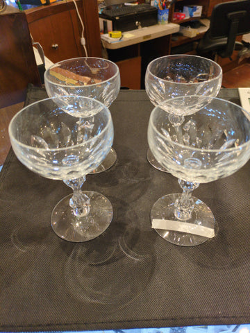 Set of 4 Tiffin glasses