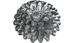 Platinum Aster Flower, Metal Flower Wall Art - Watson & Co
