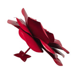 Red Rose, Metal Flower Wall Art - Watson & Co
