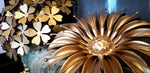 Gold Hydrangea Flower, Metal Flower Wall Art - Watson & Co